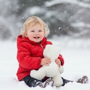 Baby Gap Red Down Hooded Parka